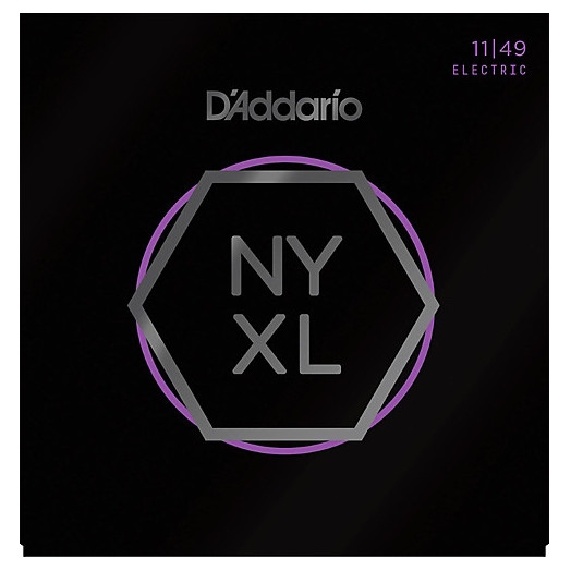 D'Addario NYXL1149 Nickel Wound 11-49 Medium Tension Elektro Gitar Takım Tel - 1