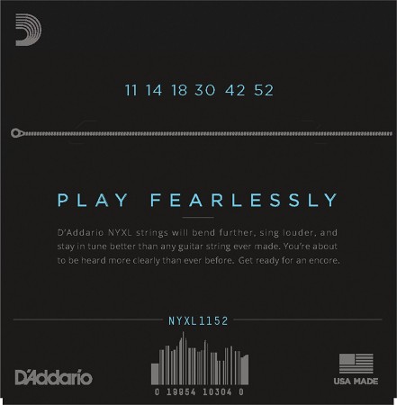 D'Addario NYXL1152 Nickel Wound Elektro Gitar Tel Takımı - 3