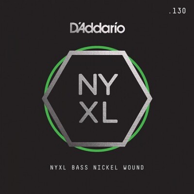 D'Addario NYXL130 Bass Nickel Wound Singles Bas Gitar Tek Tel - 3