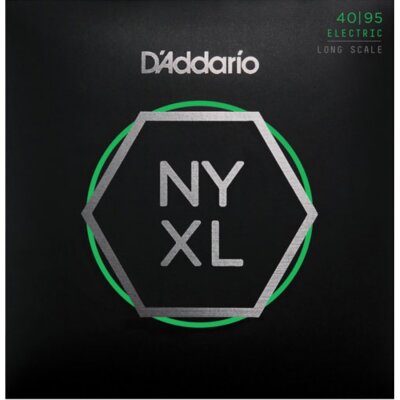 D'Addario NYXL4095 Long Scale Super Light 40-95 4 Telli Bas Gitar Tel Takımı - DAddario