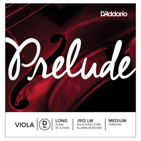 D'Addario Prelude J912 LM Viyola Tek Re (D) Teli