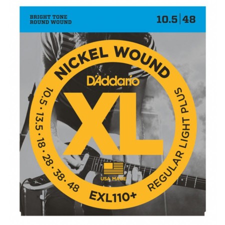 D'Addario EXL110+ Regular Light Plus Elektro Gitar Tel Takımı (10,5-48) - DAddario