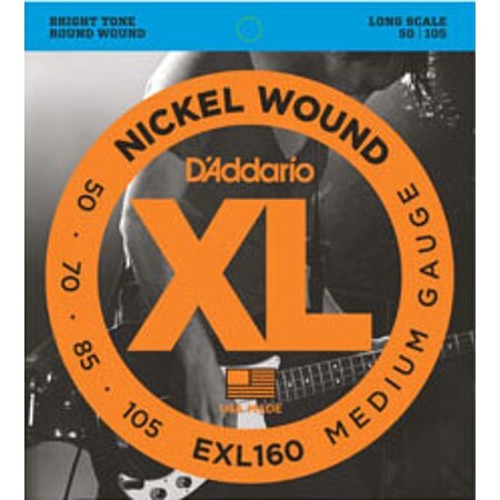 DAddario - D’Addario XL160 (50-105) 4 Telli Bas Gitar Teli