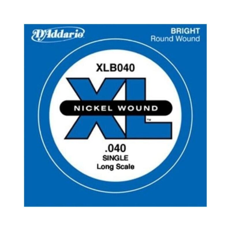 D'Addario XLB040 Nickel Wound Single Long Scale 040 Bas Gitar Tek Tel - 2