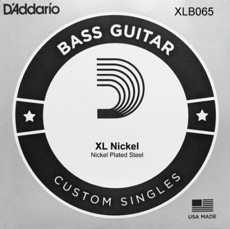 DAddario - D'Addario XLB065 Nickel Wound Single Long Scale Bas Gitar Tek Tel