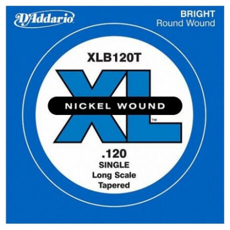 DAddario - D'Addario XLB120T Tek Bas Gitar Teli (120T)