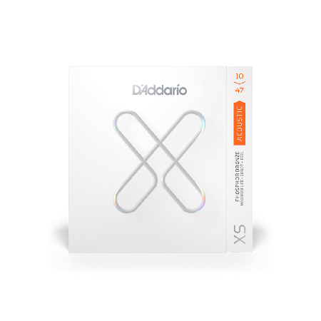 DAddario XSAPB1047 Ekstra Light Bronze Phosphor XS 10-47 Akustik Gitar Tel Takımı - DAddario