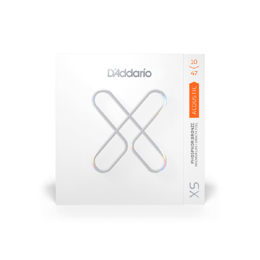 DAddario XSAPB1047 Ekstra Light Bronze Phosphor XS 10-47 Akustik Gitar Tel Takımı - 1