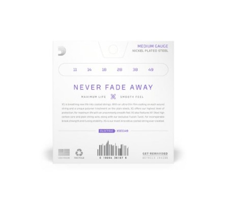 D’Addario XSE1149 Medium Coated 11-49 Elektro Gitar Tel Takımı - 2