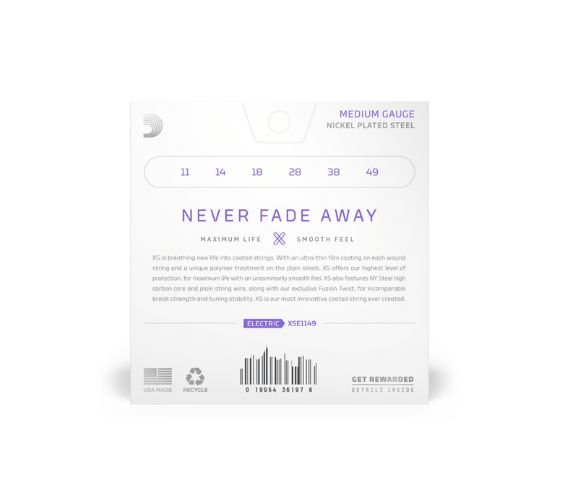 D’Addario XSE1149 Medium Coated 11-49 Elektro Gitar Tel Takımı - 2