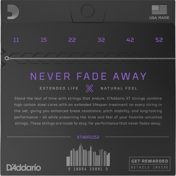 D'Addario XTABR1152 Custom Light Akustik Gitar Tel Takımı - 2