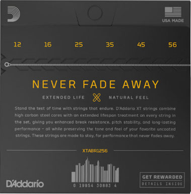 D'Addario XTABR1256 XT Bronze Light Top/Medium Akustik Gitar Tel Takımı - 2