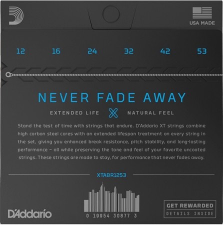 D'Addario XTABR12-53 Light Akustik Gitar Teli - Thumbnail