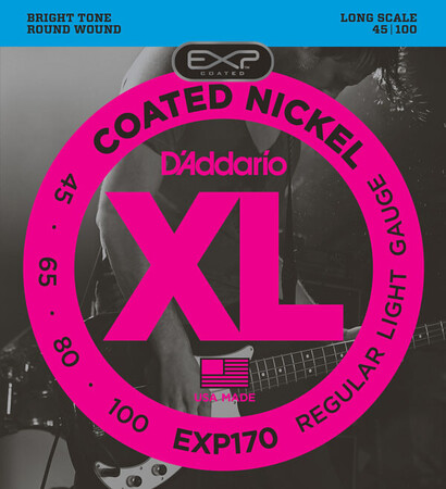 DAddario - D’Addario EXP170 4 Telli Bas Gitar Tel Takımı Long Scale (45-100)