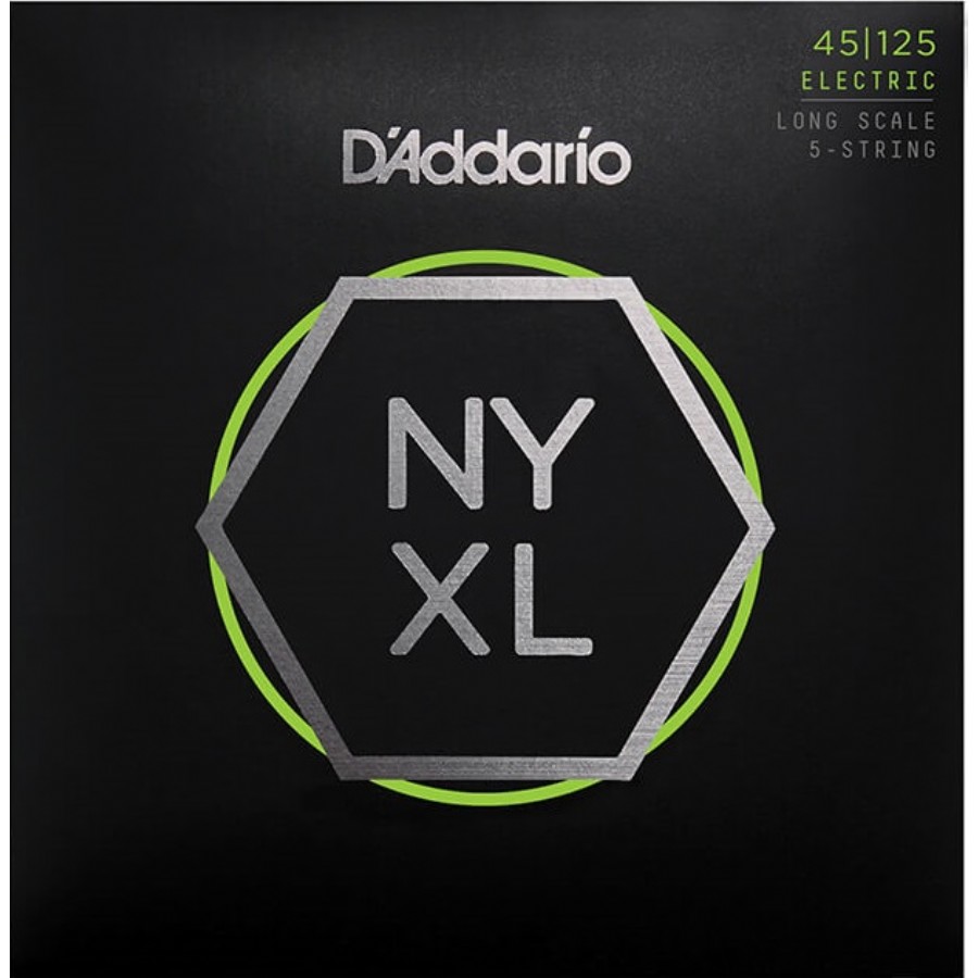 Bas Gitar Tel Seti, Nyxl Serisi, Long Scale, 5 Tel - 1