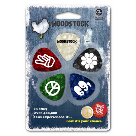 PlanetWaves 1CAC4-10WS Wood Stock Medium Pena (10adet) - DAddario