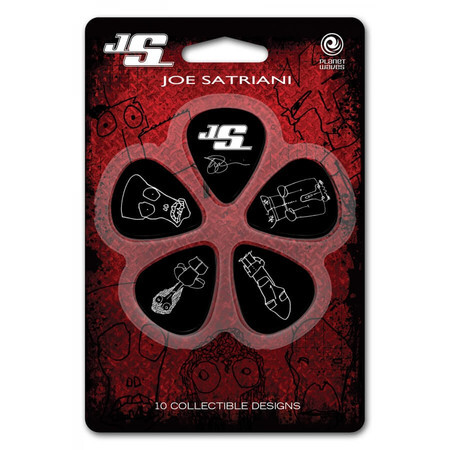 PlanetWaves 1CBK4-10JS Joe Satriani Medium Pena (5'li) - 3