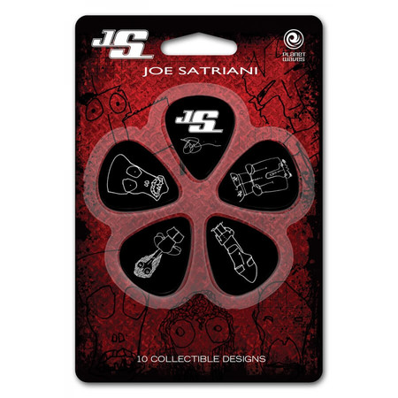 PlanetWaves 1CBK4-10JS Joe Satriani Medium Pena (5'li) - DAddario