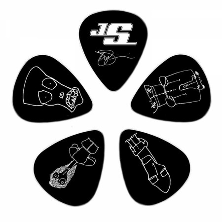 PlanetWaves 1CBK4-10JS Joe Satriani Medium Pena (5'li) - Thumbnail