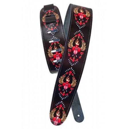 PlanetWaves Al McWhite Surf Collection Rad Heart Gitar Askı/Strap