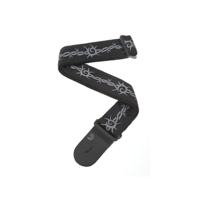 PlanetWaves 50F04 The Dark Side Collection Barbed Wire Nylon Woven Guıtar Strap - 2