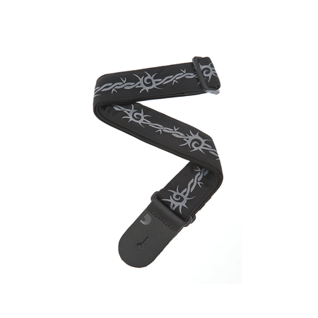 PlanetWaves 50F04 The Dark Side Collection Barbed Wire Nylon Woven Guıtar Strap - 2