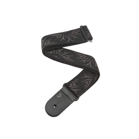 PlanetWaves 50F078 Black/Gray Tattoo Nylon Woven Gitar Askı/Strap