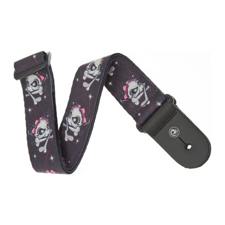 DAddario - PlanetWaves Lethal Threat Collection Miss Skulls Gitar Askı/Strap