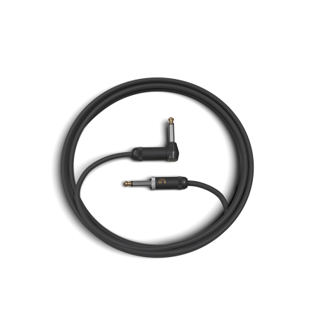 PlanetWaves PW-AMSGRA-10 Amerikan Stage Serisi 3m Siyah Düz ve L Uçlu Enstrüman Kablosu - 3