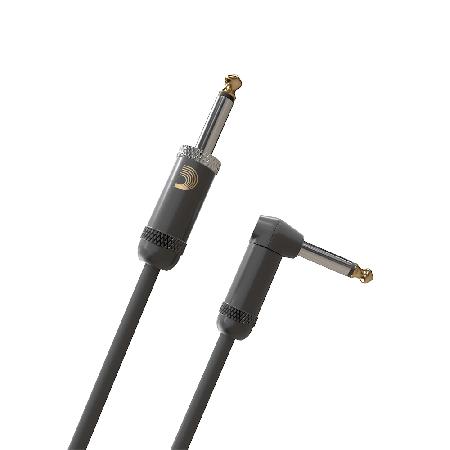 PlanetWaves PW-AMSGRA-10 Amerikan Stage Serisi 3m Siyah Düz ve L Uçlu Enstrüman Kablosu - 2