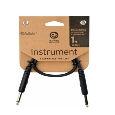 PlanetWaves PW-CGTP-01 Düz Uçlu 30cm Pedal Kablosu - 3