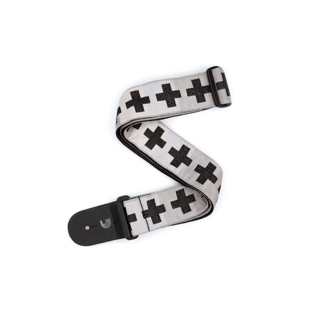 DAddario - PlanetWaves T20W1509 Checkered Crosses Style Elektro Gitar Askısı/Strap