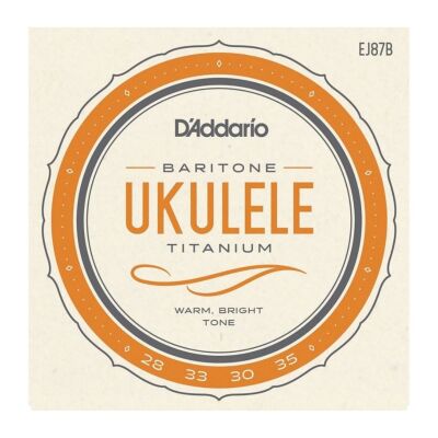 Ukulele Tel Seti Baritone Titanium, Warm Bright - DAddario