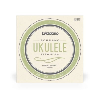 Ukulele Tel Seti, Soprano Titanium Warm Bright - DAddario