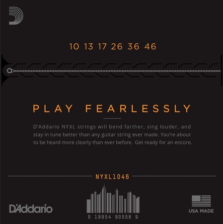 D'Addario NYXL1046 Nikel Wound Elektro Gitar Teli - 2