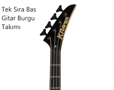 DerJung DJ-242G 2 Sağ-2 Sol (2+2) Gold Bas Gitar Burgu Takımı - Thumbnail