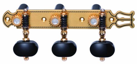 DerJung DJ102G-AS Gold Klasik Gitar Burgu Takımı(3+3) - Der Jung