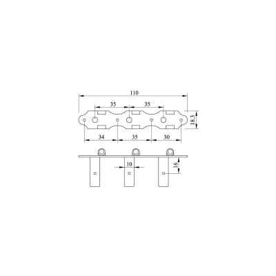 DerJung DJ405GK-A2W Klasik Gitar Burgu Takımı(3+3) - 2