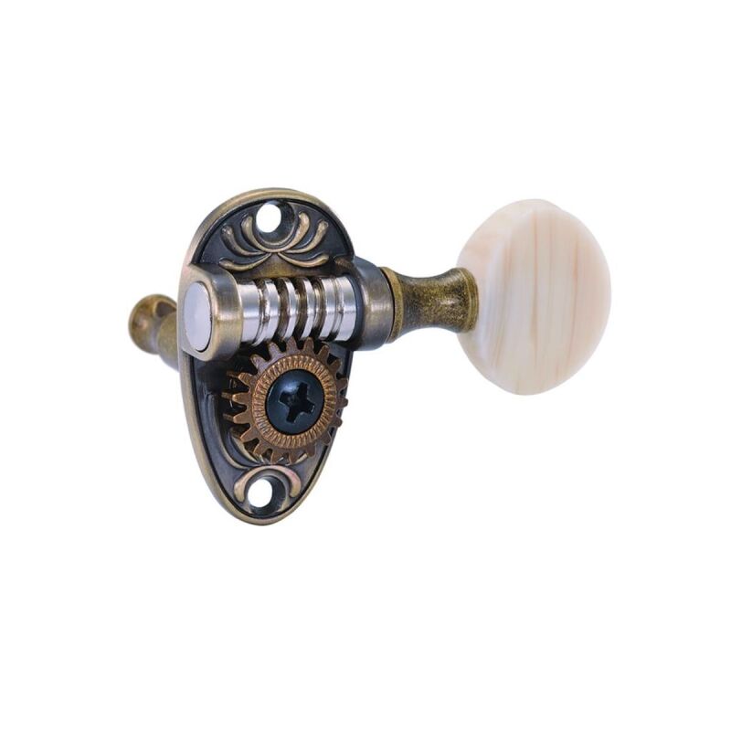 Der Jung DJ526AB-PSI Oksit Renk Akrilik Krem Kafa Otantik Akustik Gitar Burgusu Sağ Taraf Tek - 1