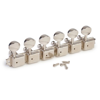 Der Jung DJ271N-M1 Tek Sıra Sağ Dizilim Kluson Vintage style Chrome Burgu Takımı - Der Jung