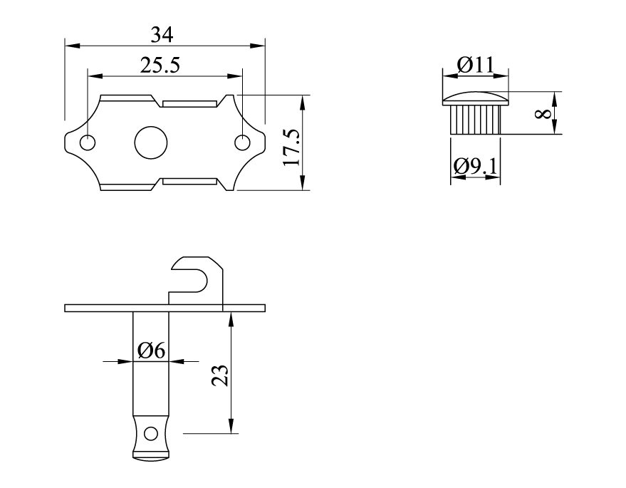 DerJung DJ326NS-D6 Elektro & Akustik 3+3 Burgu Takımı - 2