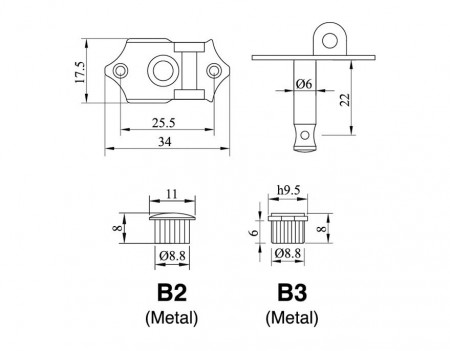 DerJung DJ 426G-D6 Gold Elektro & Akustik 3+3 Burgu Takımı - 2