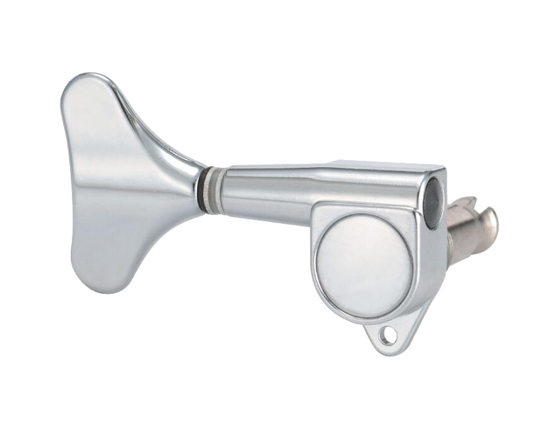 Derjung DJ242C-L4 4 Telli Bas Gitar Tek Sıra Sol Dizilim Burgu Takımı (Chrome) - 2