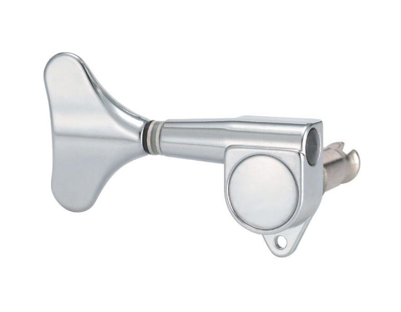 Derjung DJ242C Tekli Bas Gitar Burgu Sol Chrome - 1