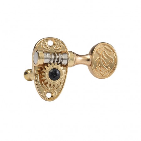 DerJung DJ526G-D9-1 Gold Otantik Akustik Gitar Burgu Tek - Der Jung