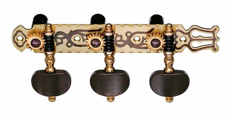 DerJung DJ102W-E2 Gold Klasik Gitar Burgu Takımı(3+3) - Der Jung
