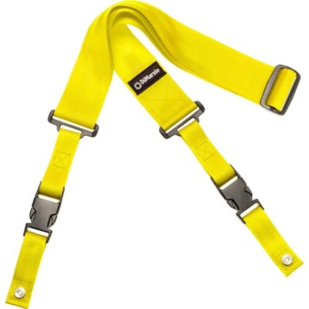 Dimarzio - DiMarzio DD2200Y YellowNylon ClipLock Kilitli Askı