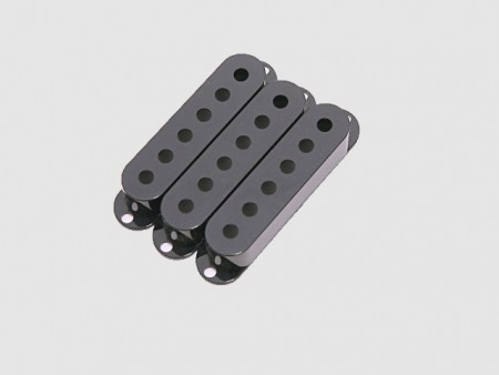 DiMarzio DM2001BK Black Set Strat Pickup Cover - Dimarzio