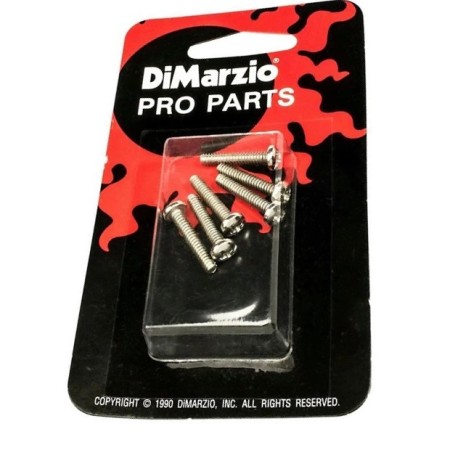 DiMarzio FH1300C Pickup Height Screws Nickel (6)-Manyetik Vida Seti