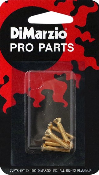 DiMarzio FH1301G Pickup Height Screws Vintage (6) Gold Manyetik Vida Seti - 2